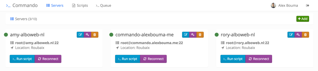 Server Chief Dashboard
